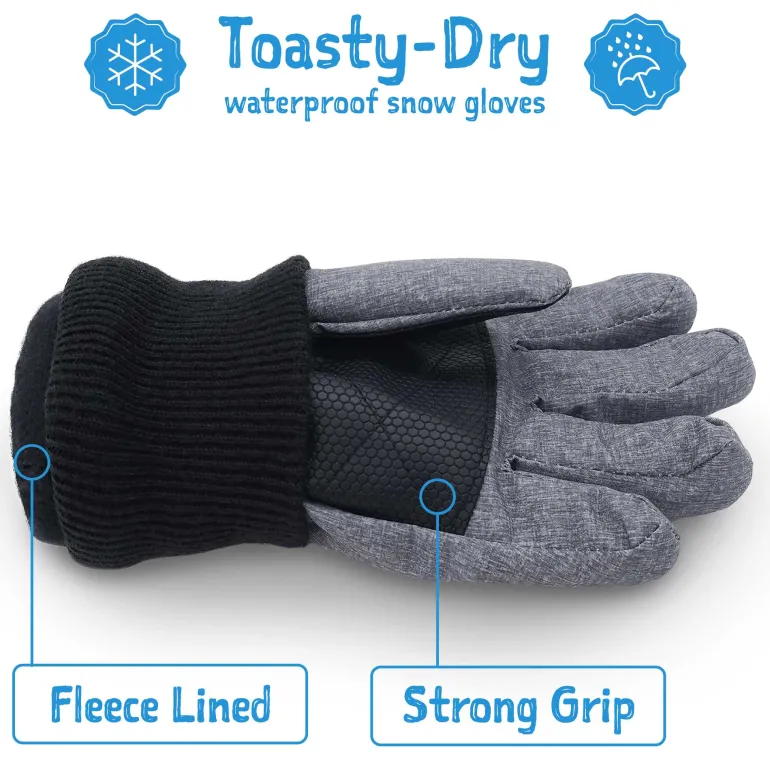 Kids Waterproof Gloves | Dusty Pink