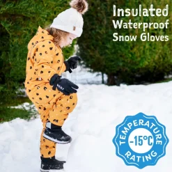 Kids Waterproof Gloves | Heather Grey