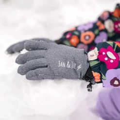 Kids Waterproof Gloves | Heather Grey