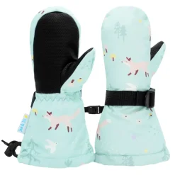 Kids Waterproof Mittens | Minty Forest