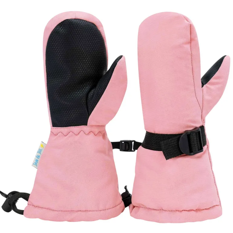 Kids Waterproof Mittens | Dusty Pink