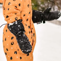 Kids Waterproof Mittens | Black