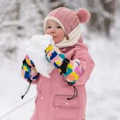 Kids Waterproof Mittens | Winter Sun