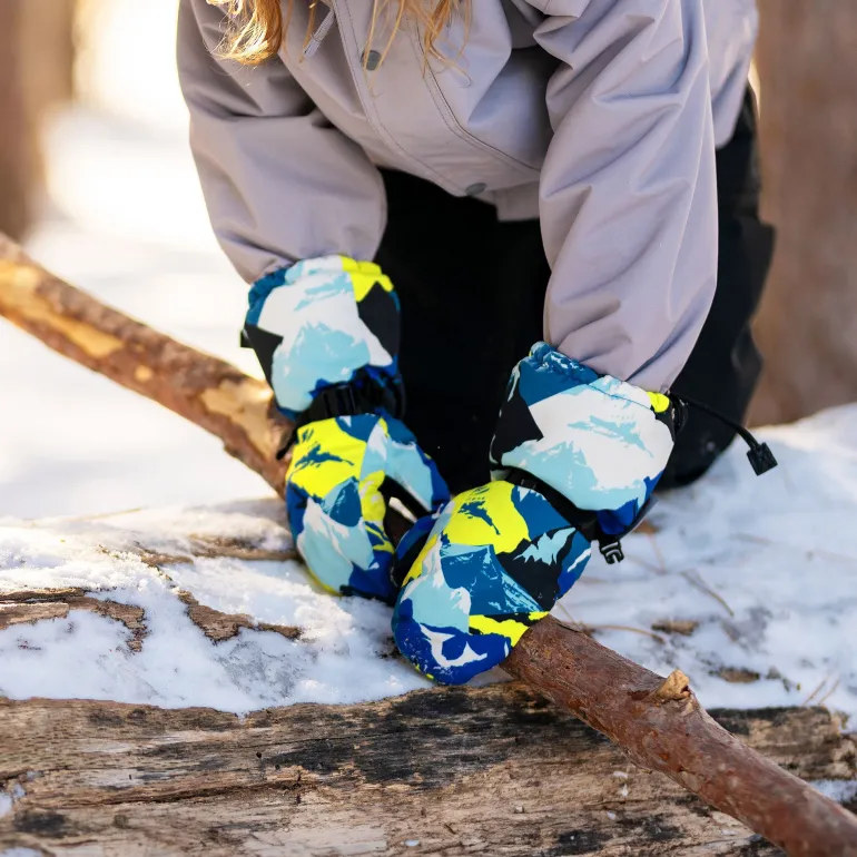 Kids Waterproof Mittens | Neon Peaks