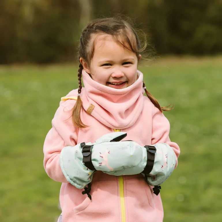 Kids Waterproof Mittens | Minty Forest