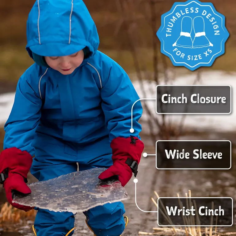 Kids Waterproof Mittens | Bear Cub