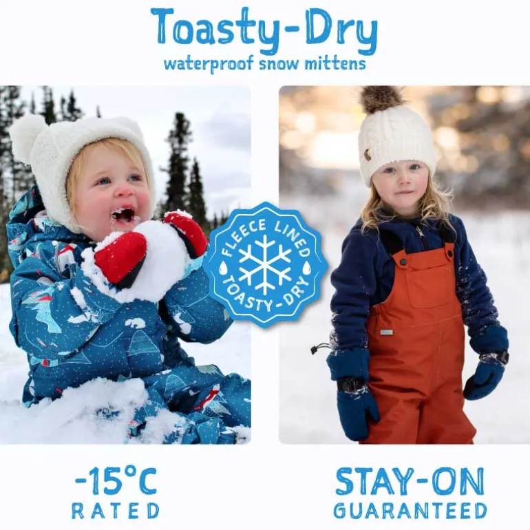 Kids Waterproof Mittens | Constellations