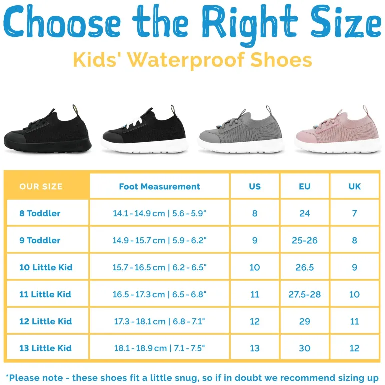 Kids Waterproof Shoes | Grey