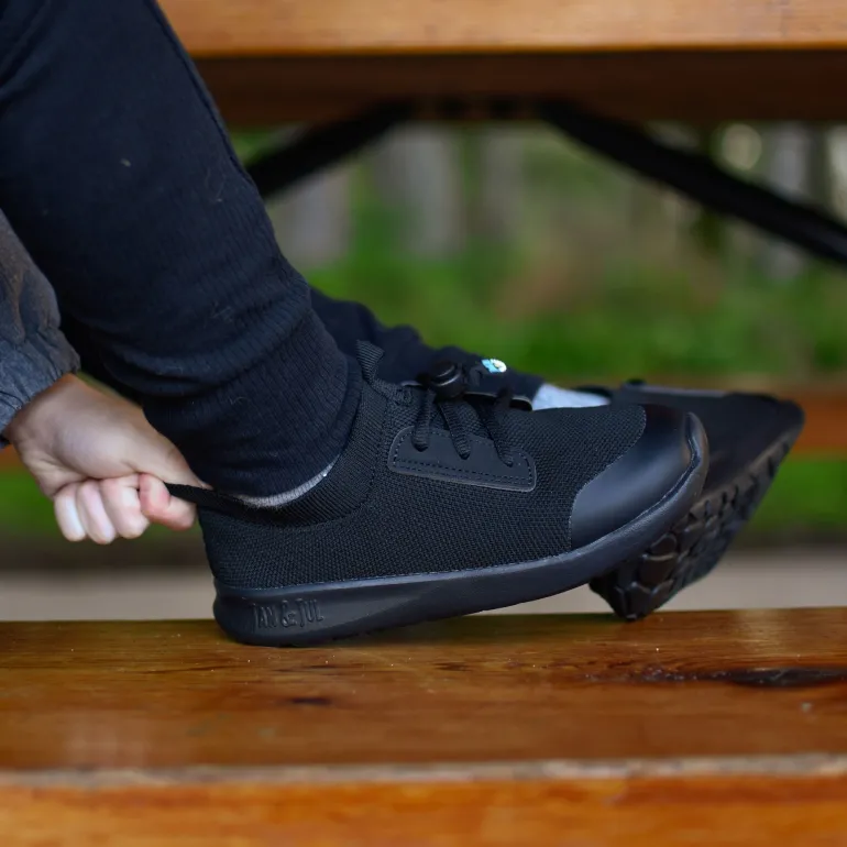 Kids Waterproof Shoes | Jet Black