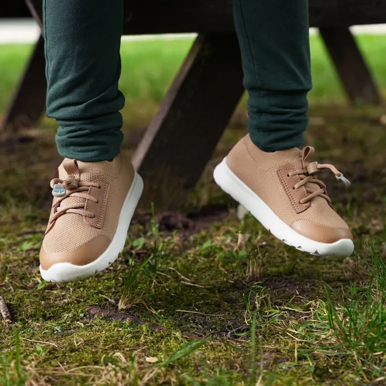 Kids Waterproof Shoes | Soft Brown