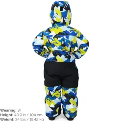 Kids Waterproof Snowsuit | Neon Peaks
