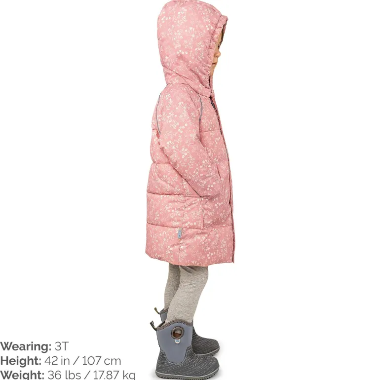 Kids Waterproof Winter Coat | Prairie Flowers