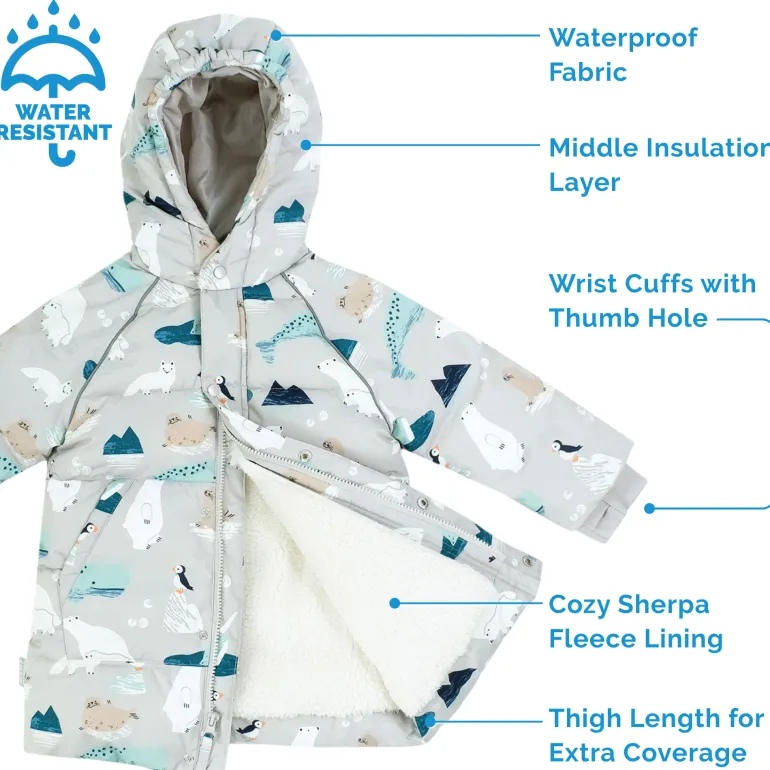 Kids Waterproof Winter Coat | Polar Pals