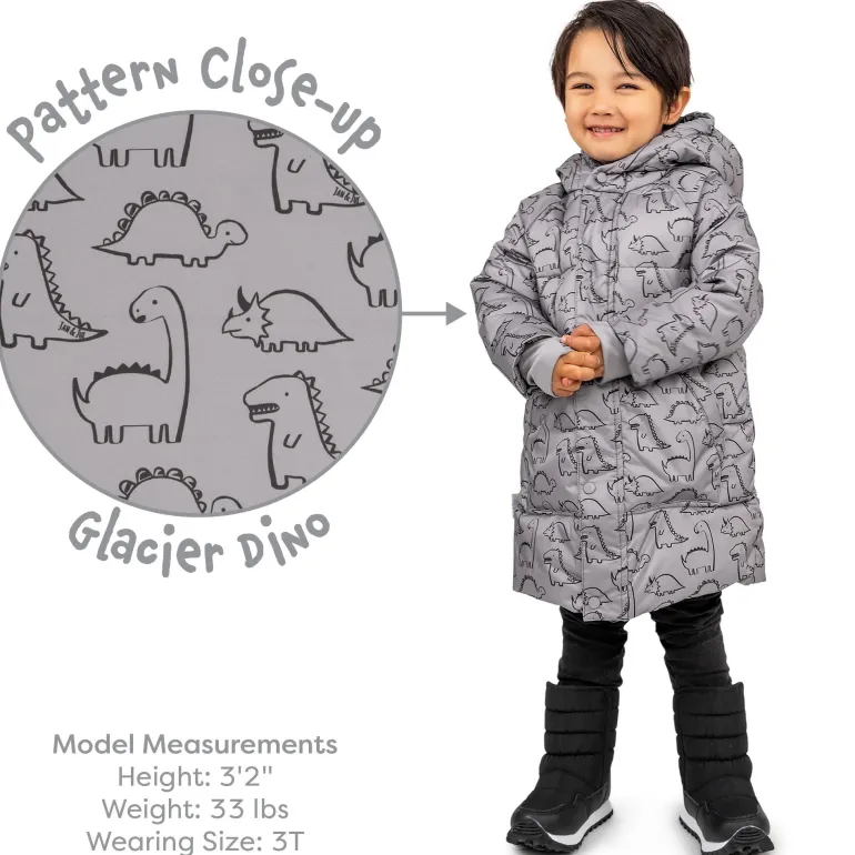 Kids Winter Coats | Glacier Dino