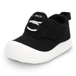 Mini-Flyer Toddler Sneakers | Black Tie