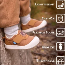 Mini-Flyer Toddler Sneakers | Brown Bear