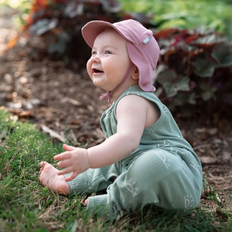Sun Soft Baby Caps | Dusty Rose