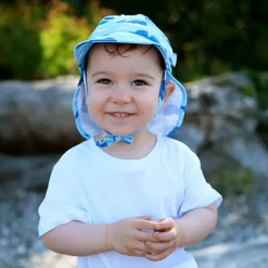 Sun Soft UV Baby Caps | Blue Whale