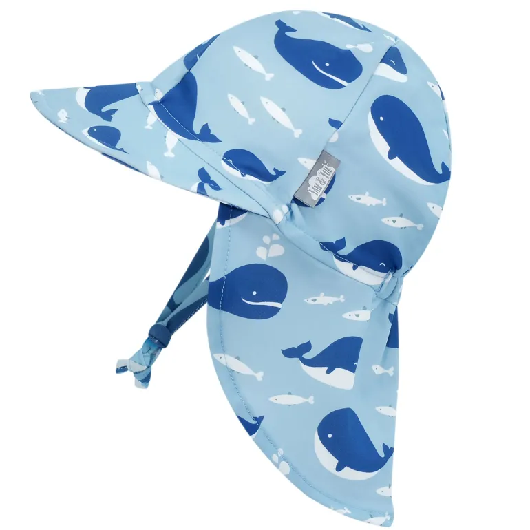 Sun Soft UV Baby Caps | Blue Whale