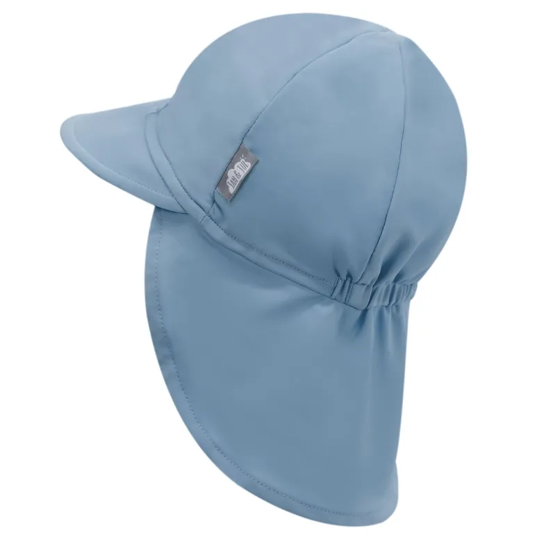 Sun Soft UV Baby Caps | Blue Grey