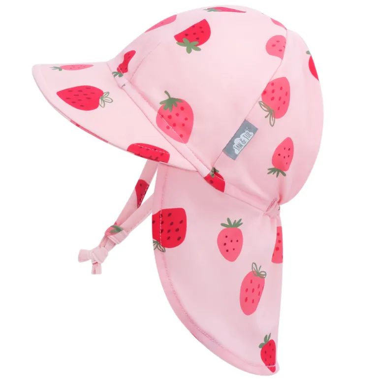 Sun Soft UV Baby Caps | Pink Strawberry
