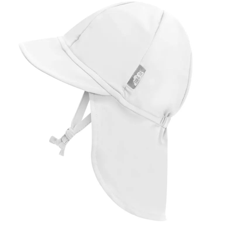 Sun Soft UV Baby Caps | White