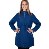 Womens Adjustable Rain Jackets | Nebula Blue
