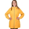 Womens Adjustable Rain Jackets | Yellow