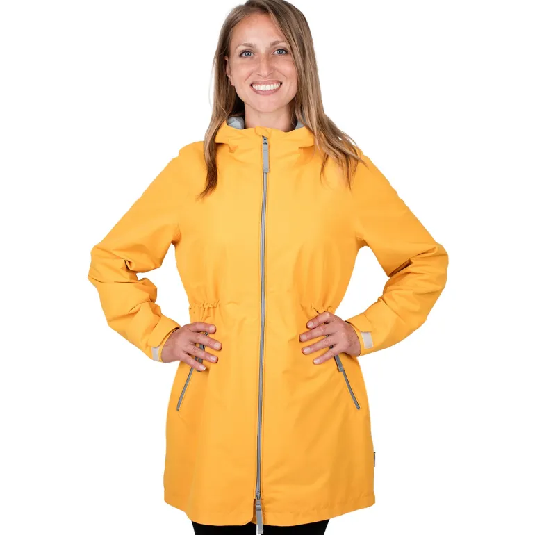 Womens Adjustable Rain Jackets | Yellow