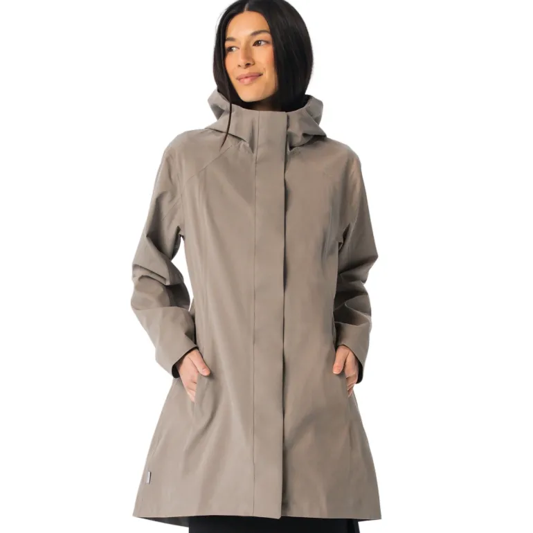 Women's Waterproof Rain Jackets | Earthy Taupe