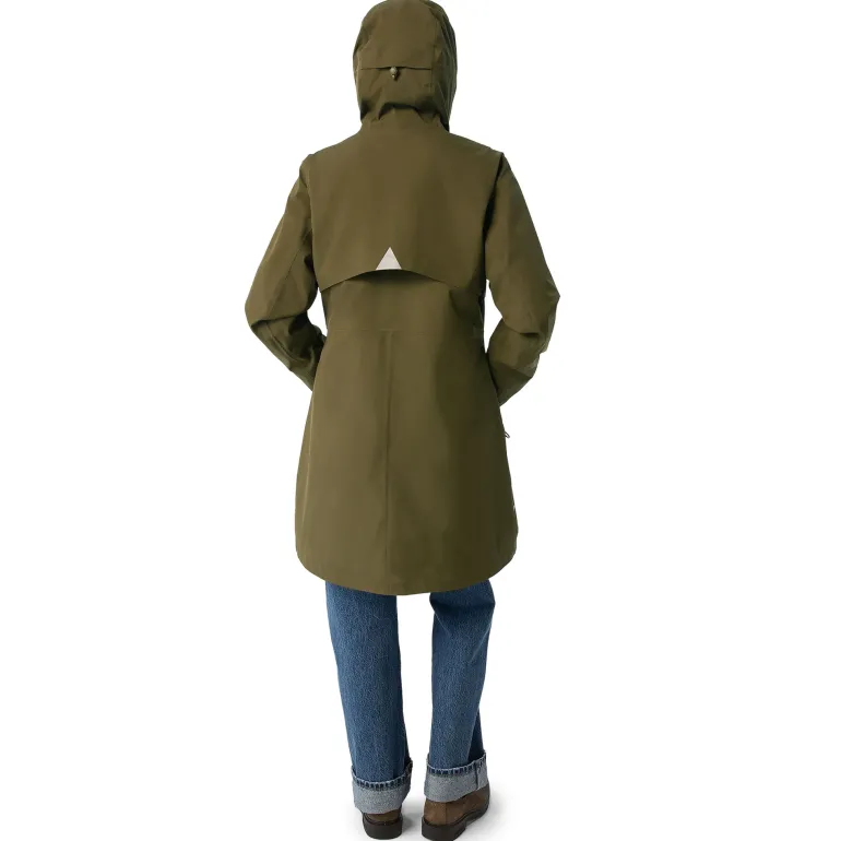 Women's Waterproof Rain Jackets | Moss Green