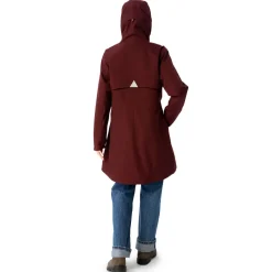 Women's Waterproof Rain Jackets | Burgundy